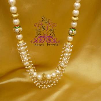 Pearl Indowestern Necklace 3