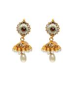 jhumka pearl drop elegant earrings