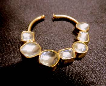 Bajiraw Mastani Kundan Gold Plated Spring Nosering 2