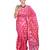pink embroidered cotton saree With Blouse
