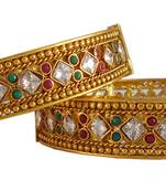Gold plated bangles