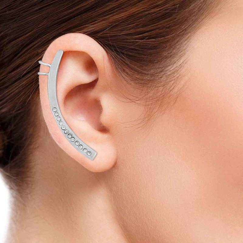 Stylish Silver Ear Cuff