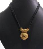 Black thread manglasutra necklace set
