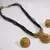 Black thread manglasutra necklace set