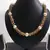 Golden Damru Stone Necklace Set