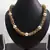 Golden Damru Stone Necklace Set