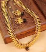 Purple Gold Plated Agate Necklace Sets