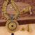Blue Gold Plated Agate Necklace Sets