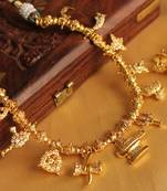 Beautiful Ad Stone White Shiva Necklace Set