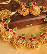 Gorgeous Gold Plated Gold Cluster Set