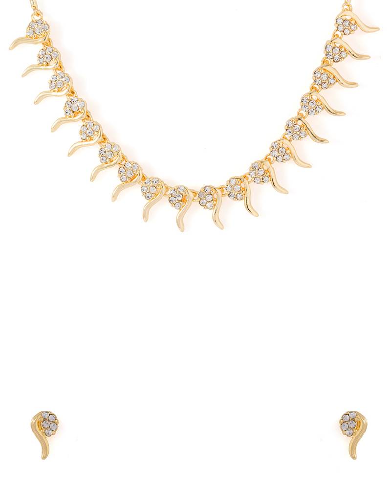 Gold Plain Necklace Sets