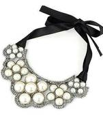 Black Bib Necklace