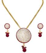 Red diamond pendant