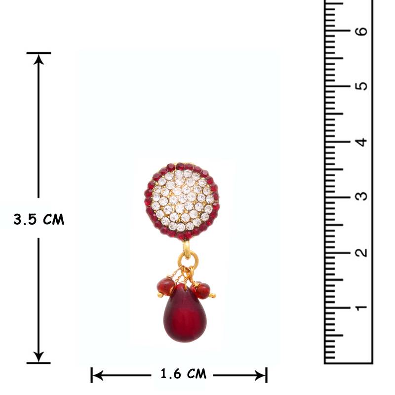 Red diamond pendant