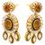 Yellow pearl necklace set