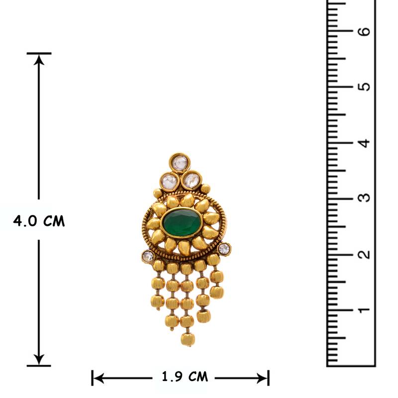 Green diamond necklace set