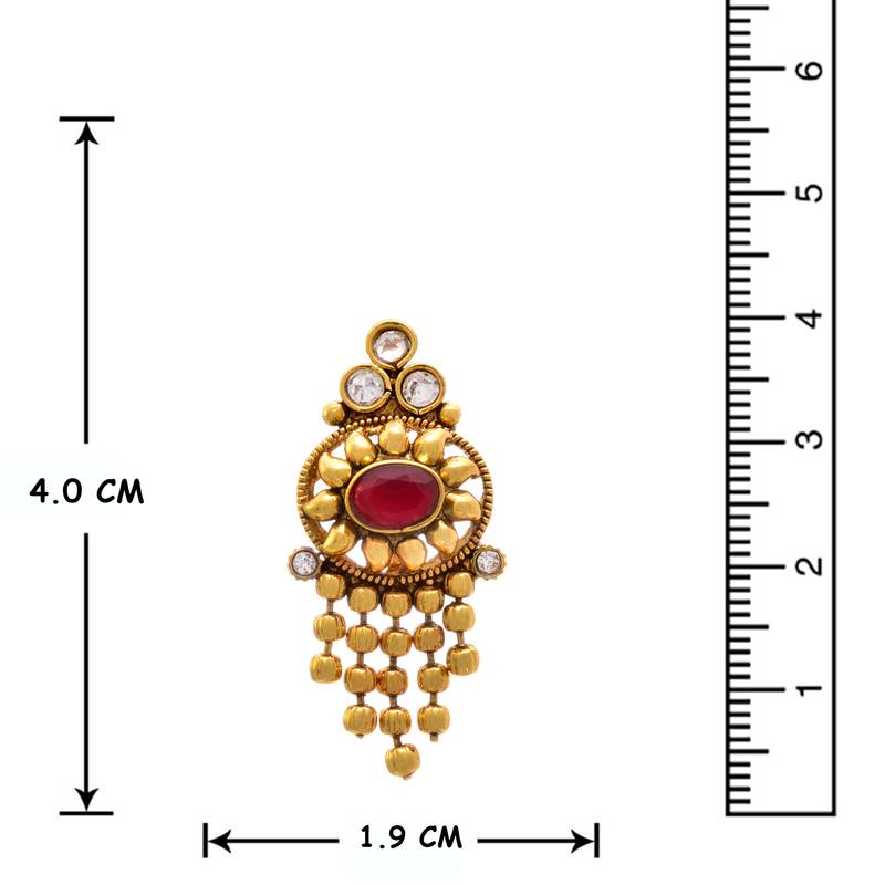 Multicolor diamond necklace set