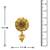 JFl - Traditional & ethnic one gram gold plated pearl string necklace set with earring for women & girls