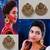 Original Ramleela Earrings in White Stones