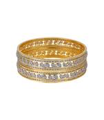 Gold Cubic Zirconia American Diamonds Bangles And Bracelets