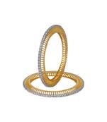 Gold Cubic Zirconia American Diamonds Bangles And Bracelets