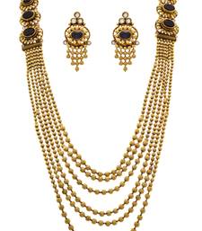 Black diamond necklace set