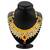 Classic gold plated american diamond necklace set for women