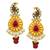 Classic gold plated american diamond necklace set for women