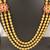 Splendid Multilayer Kemp Green Necklace Set