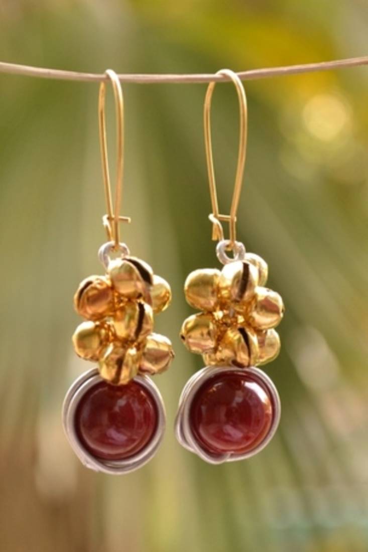 Ghungroo embellished earrings
