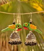 Pretty jodha handpainted dangler earrings