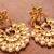 Kundan polki embellished earrings