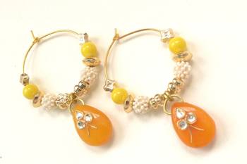 Trendy hoop earrings 1