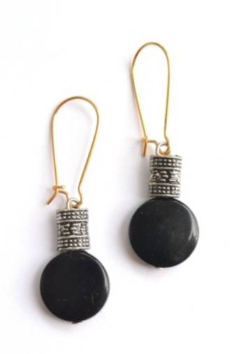 Trendy embellished earrings