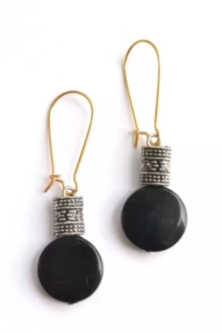 Trendy embellished earrings