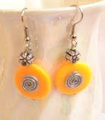 Trendy embellished earrings