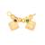 Wati Mangalsutra With Dainty Rhombic Watis; Gold Tone