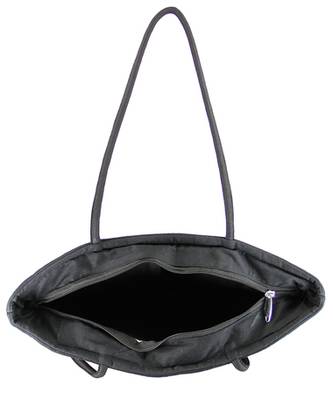 Womens Cottage Black Cotton Border Patch Work Bag 4
