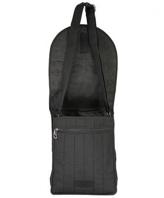 Womens Cottage Black Cotton Patch Work Collage Bag 5