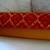 Orange Ikat Clutch