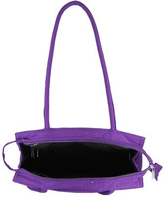 Womens Cottage Purple Cotton Patch Work Square Bag 4