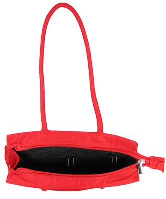 Womens Cottage Red Cotton Patch Work Square Bag 4