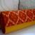 Orange Ikat Clutch