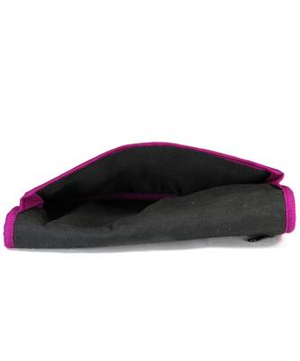 Womens Cottage Magenta Cotton Big Jali Patch Work Hand Purse 4