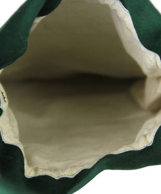 Womens Cottage Bottle Green Cotton Medium Patch Work Batwa Purse 4