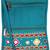 Womens Cottage Blue Cotton Big Patch Work Side Purse