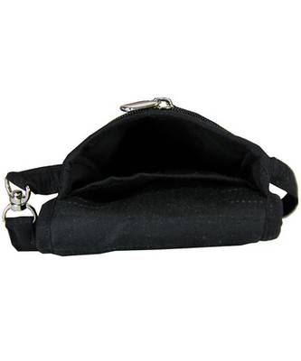 Womens Cottage Black Cotton Patch Work Mobile Pouch 5