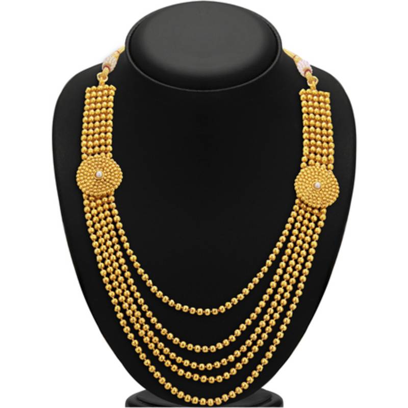 Classic Five String Gold Plated Necklace Set For Women Sukkhi Online