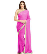 Mira Enterprise Pink Saree