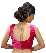 Intrigue classy Pink velvet stitched readymade blouse